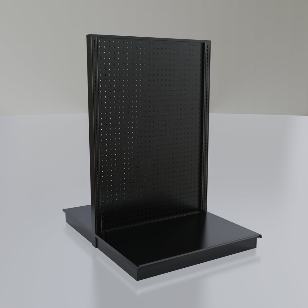 Lozier Gondola Island Display Starter, Black 36W 54H 25D