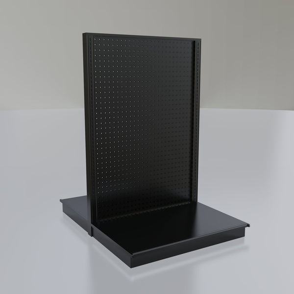Lozier Gondola Island Display Starter, Black 36W 54H 25D