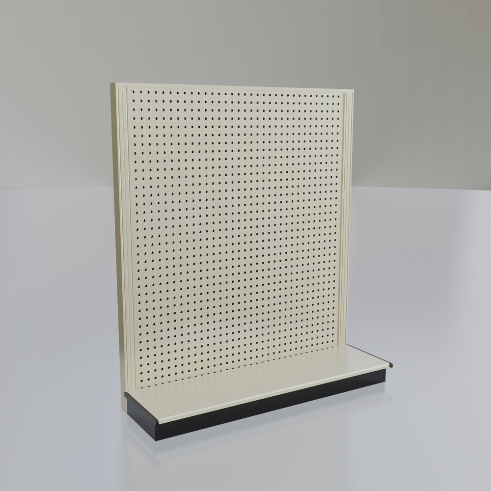 Lozier Gondola Wall Display Starter, platinum 48W 54H 13D