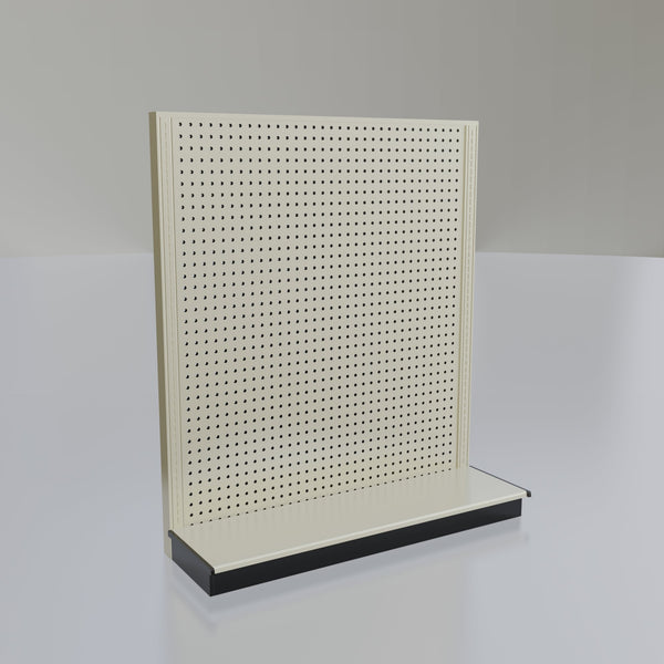 Lozier Gondola Wall Display Starter, platinum 48W 54H 13D