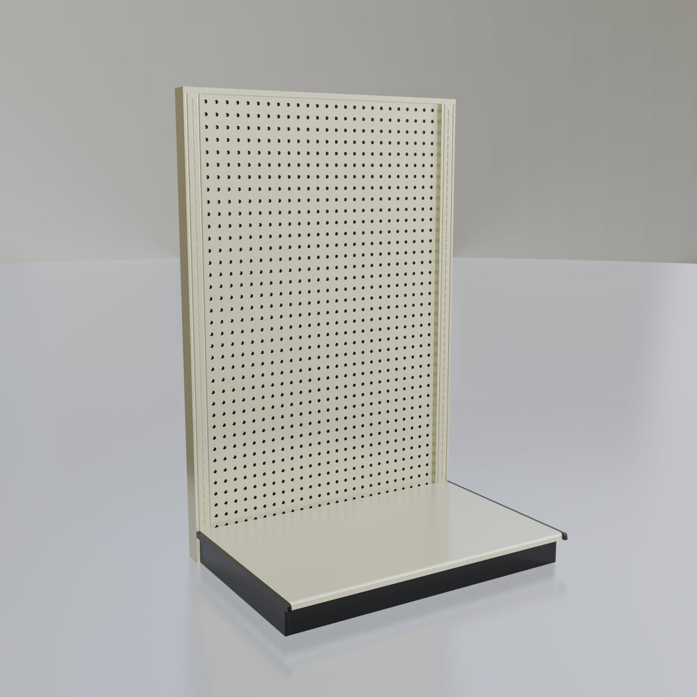 Lozier Gondola Wall Display Starter, platinum 36W 54H 25D