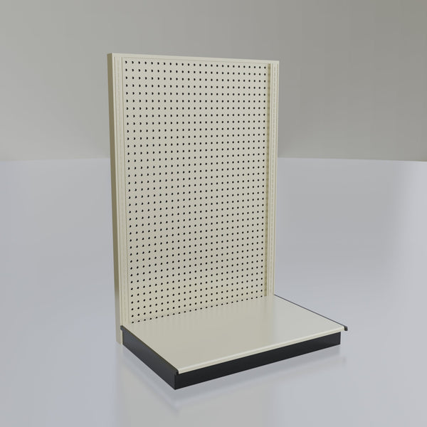 Lozier Gondola Wall Display Starter, platinum 36W 54H 25D