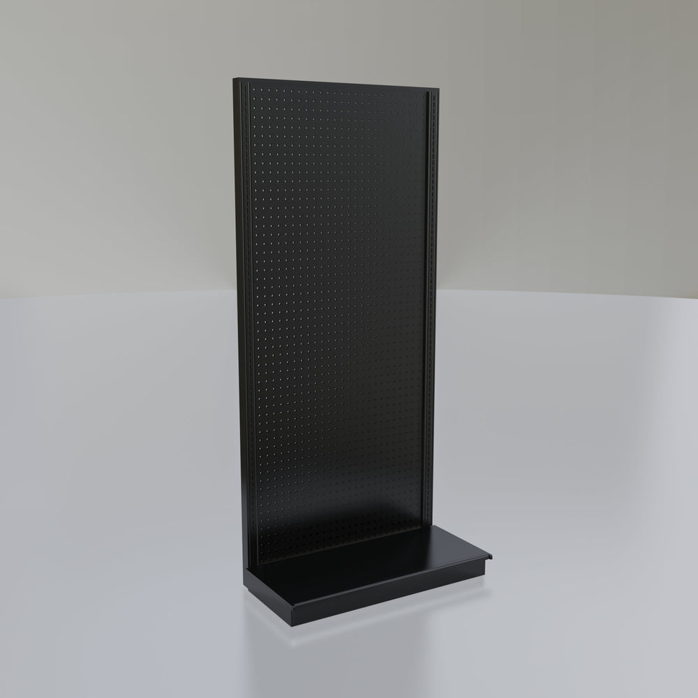 Lozier Gondola Wall Display Starter, Black 36W 84H 19D