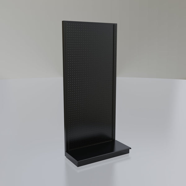 Lozier Gondola Wall Display Starter, Black 36W 84H 19D