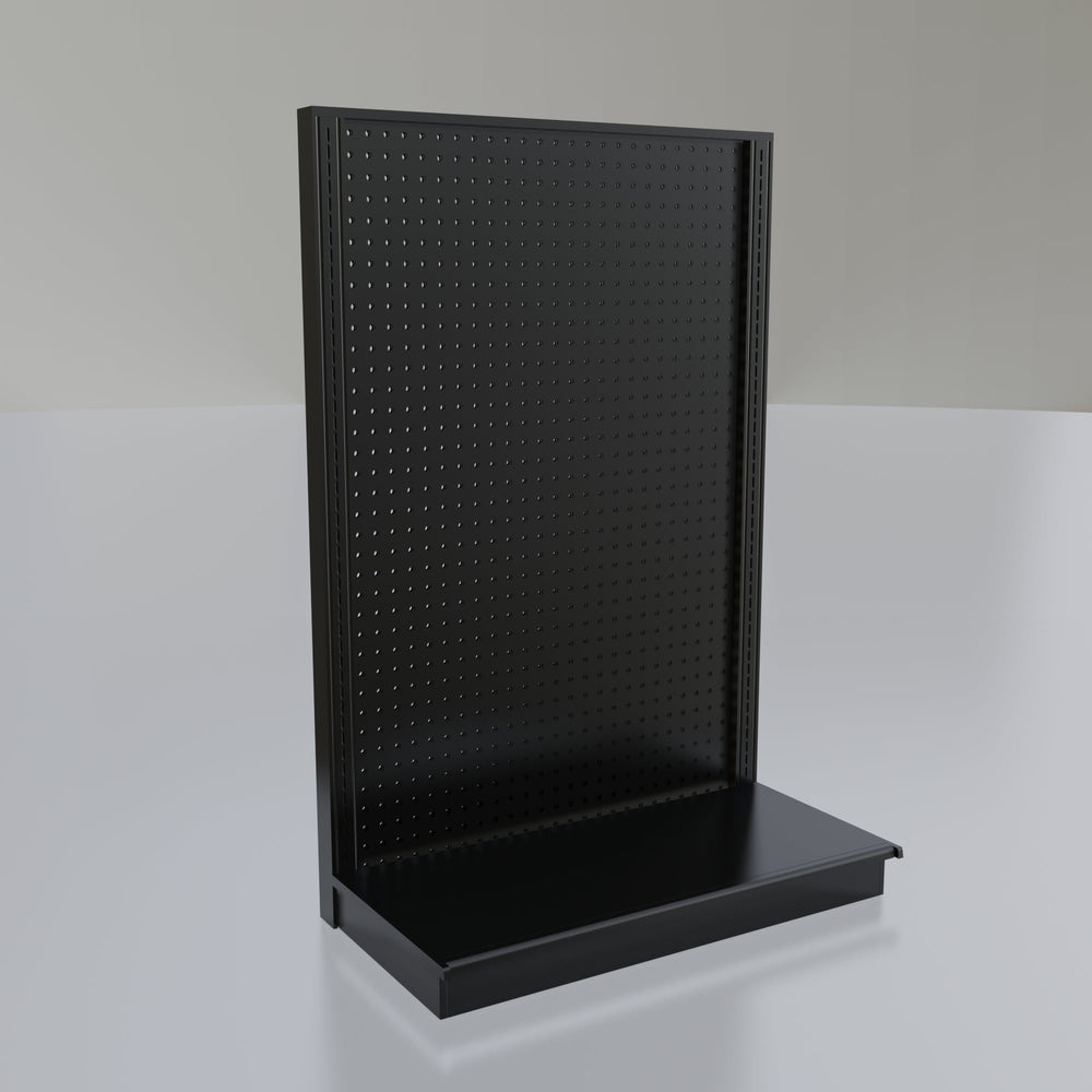 Lozier Gondola Wall Display Starter, Black 36W 54H 19D