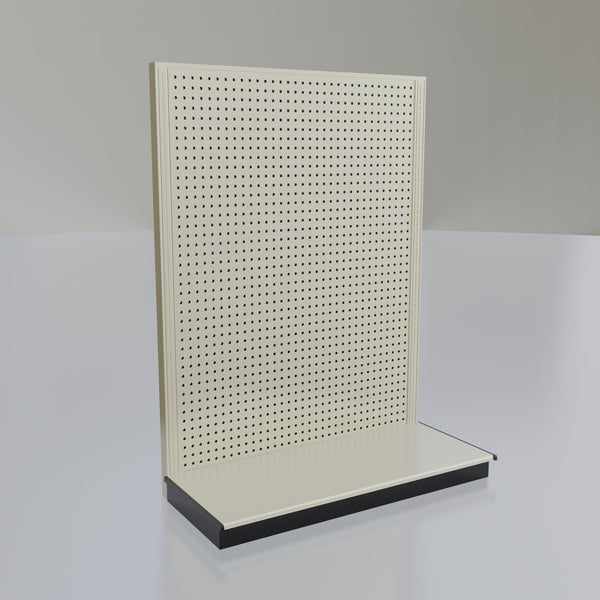 Lozier Gondola Wall Display Starter, platinum 48W 60H 22D