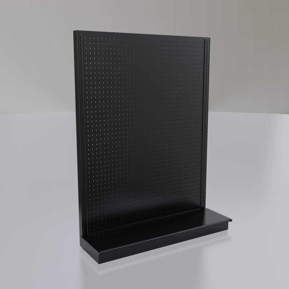 Lozier Gondola Wall Display Starter, Black 48W 60H 13D