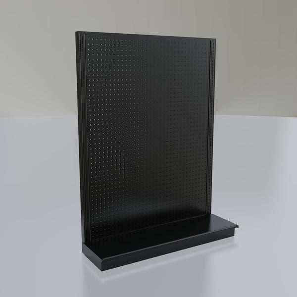 Lozier Gondola Wall Display Starter, Black 48W 60H 13D