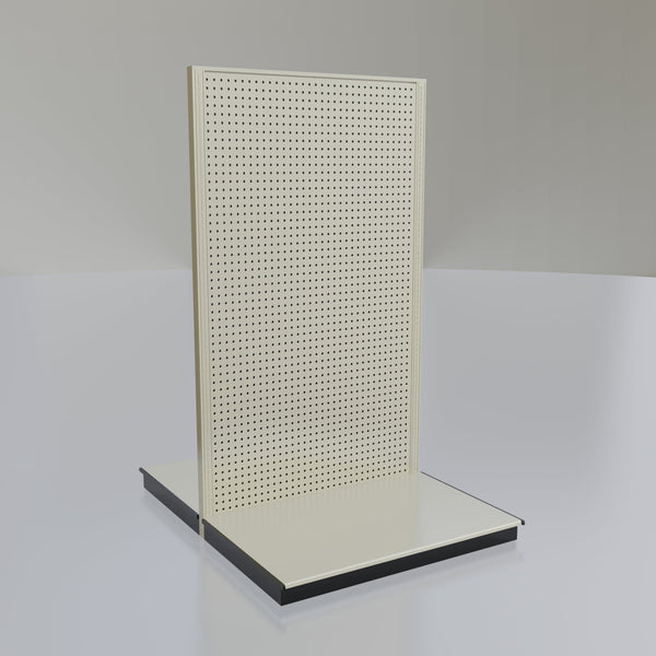 Lozier Shelving Double-Sided Starter Unit, platinum 48W 84H 41D