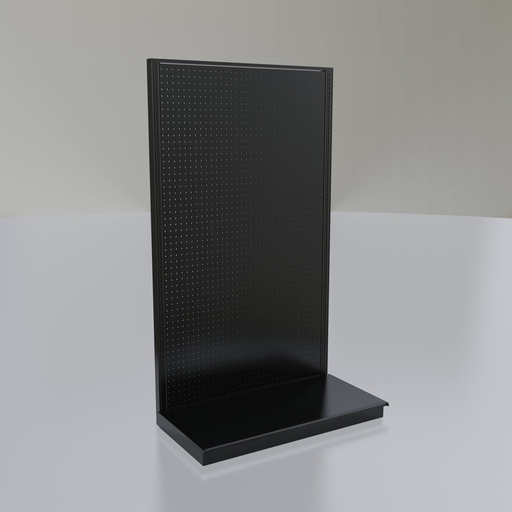 Lozier Gondola Wall Display Starter, Black 48W 84H 25D