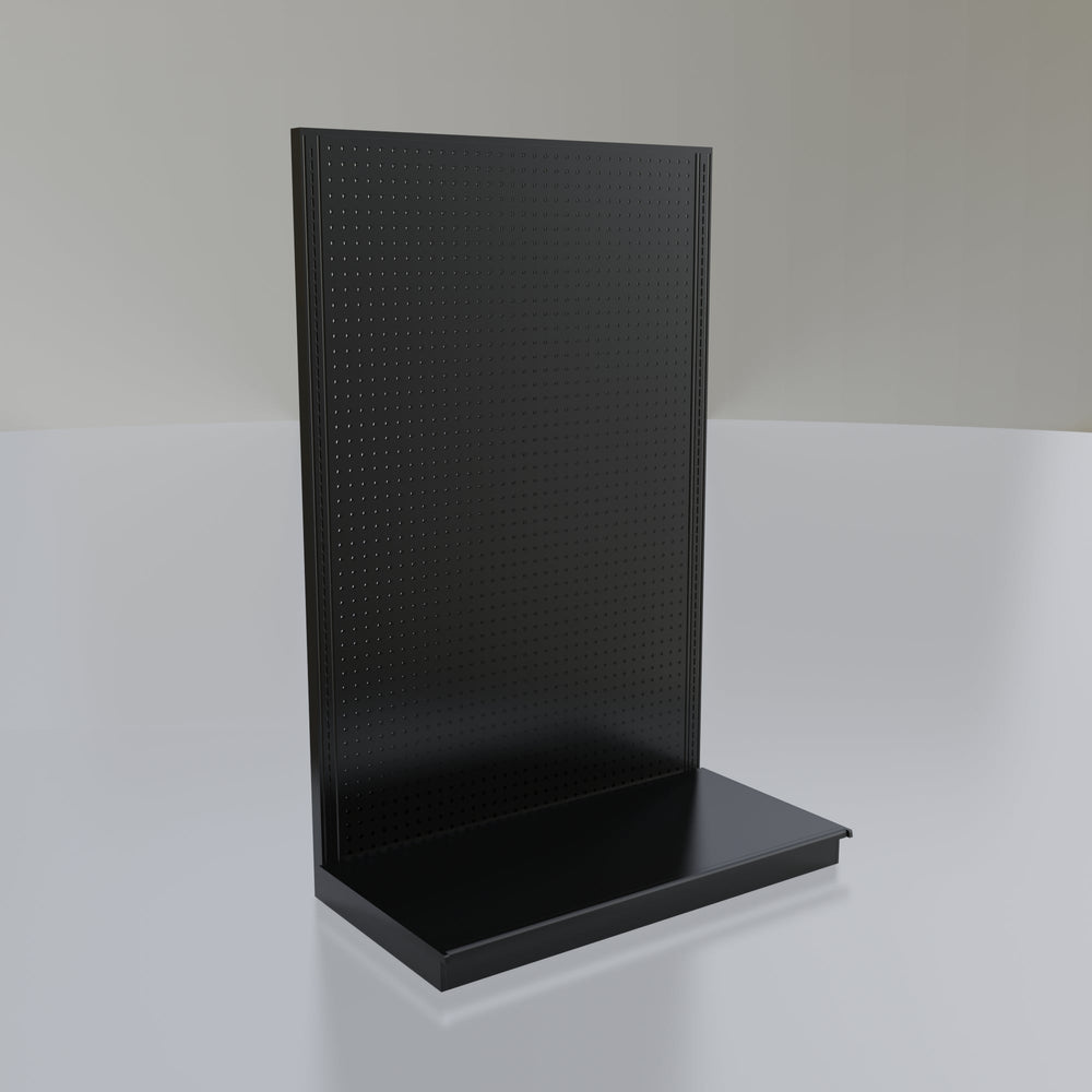 Lozier Gondola Wall Display Starter, Black 48W 72H 25D