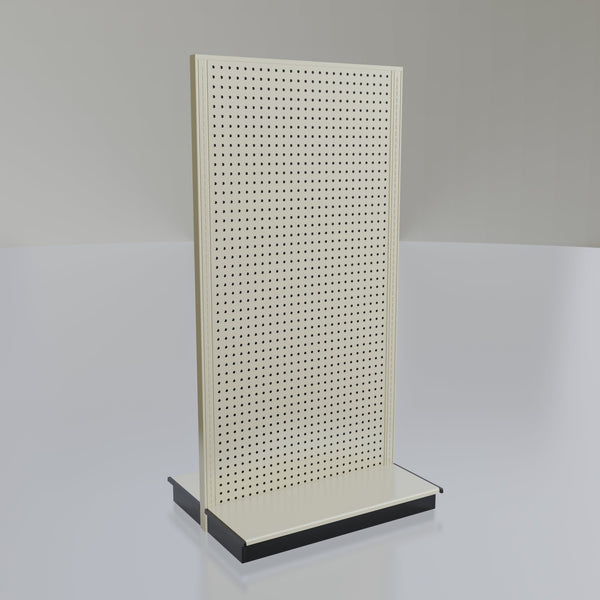 Lozier Gondola Island Display Starter, platinum 36W 72H 13D