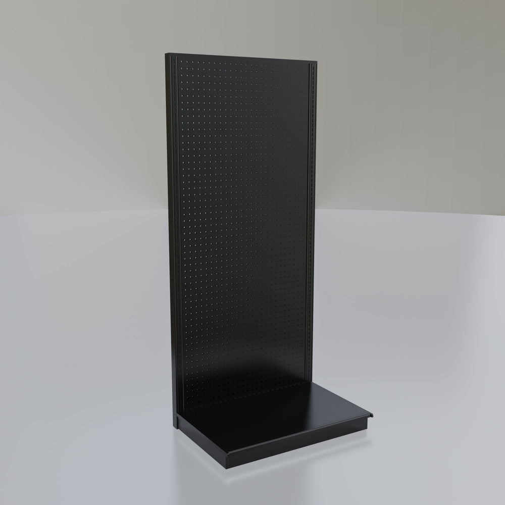 Lozier Gondola Wall Display Starter, Black 36W 84H 25D