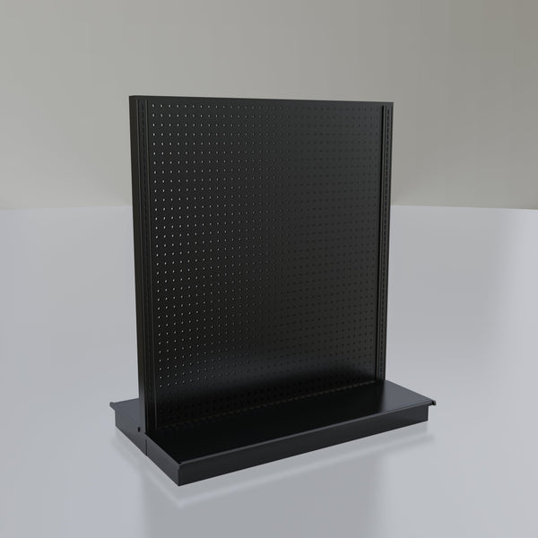 Lozier Gondola Island Display Starter, Black 48W 54H 13D