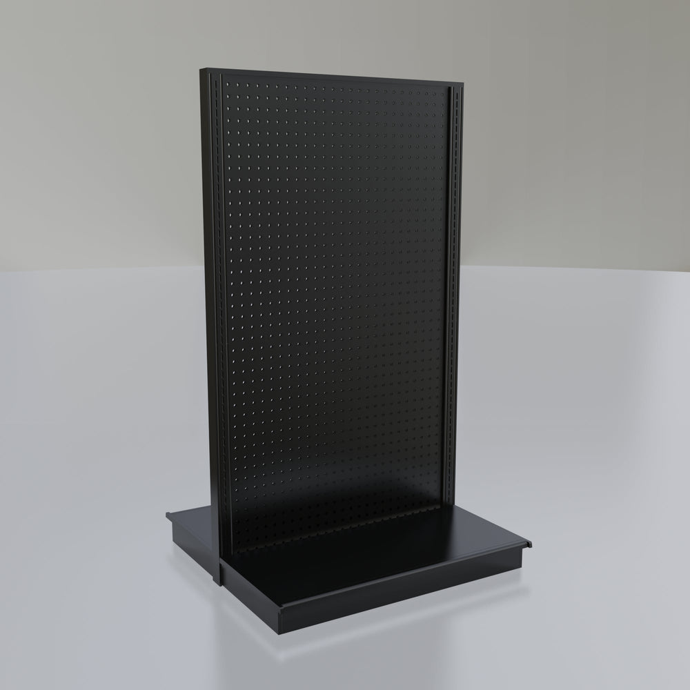 Lozier Gondola Island Display Starter, Black 36W 60H 19D