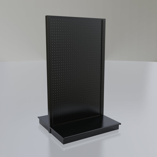 Lozier Gondola Island Display Starter, Black 36W 60H 19D