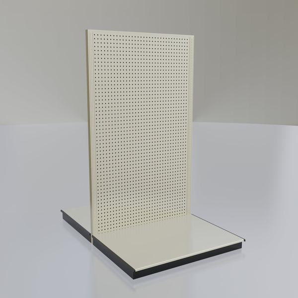 Lozier Shelving Double-Sided Starter Unit, platinum 48W 84H 47D