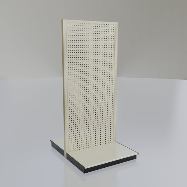 Lozier Gondola Island Display Starter, platinum 36W 84H 25D