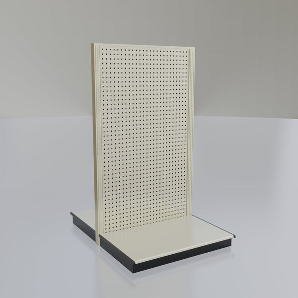 Lozier Gondola Island Display Starter, platinum 36W 60H 25D