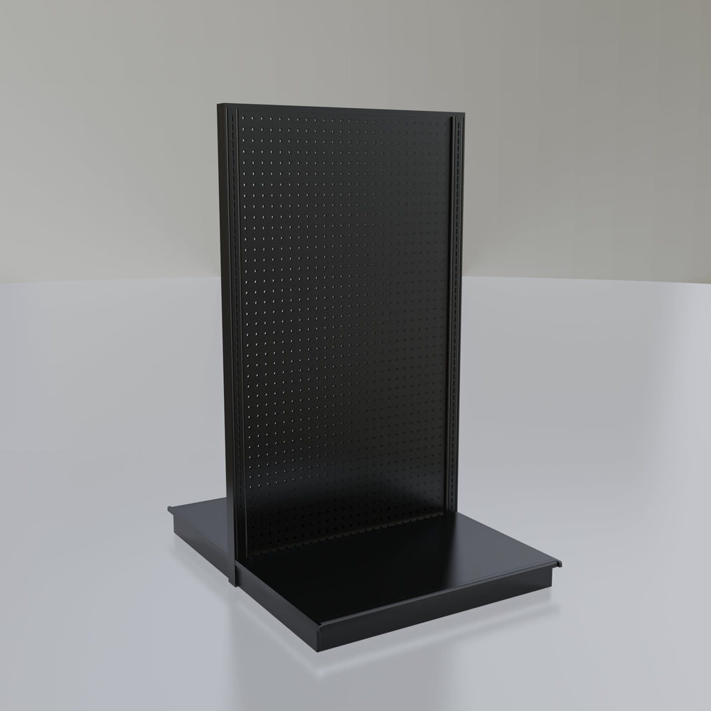 Lozier Gondola Island Display Starter, Black 36W 60H 25D