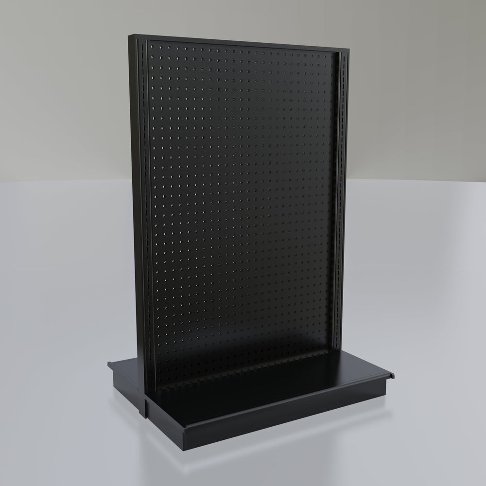 Lozier Gondola Island Display Starter, Black 36W 54H 13D
