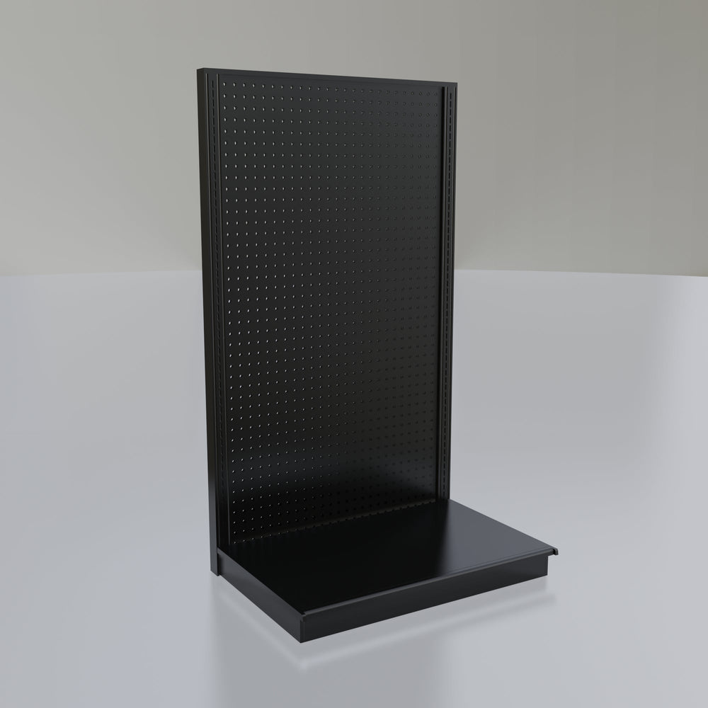 Lozier Gondola Wall Display Starter, Black 36W 60H 25D