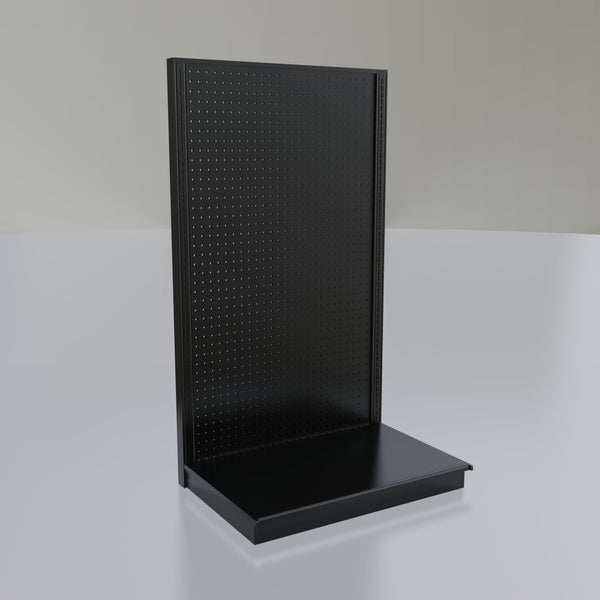 Lozier Gondola Wall Display Starter, Black 36W 60H 25D