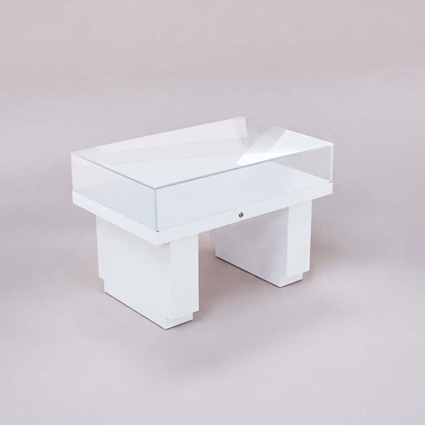 WHITE JEWELRY SIT DOWN 58"L x 23"D x 37"H