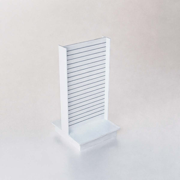 2-Way Slatwall Display White