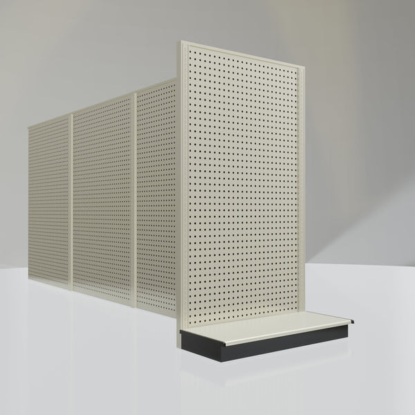 Lozier Gondola Shelving End Cap platinum 36W 60H 16D