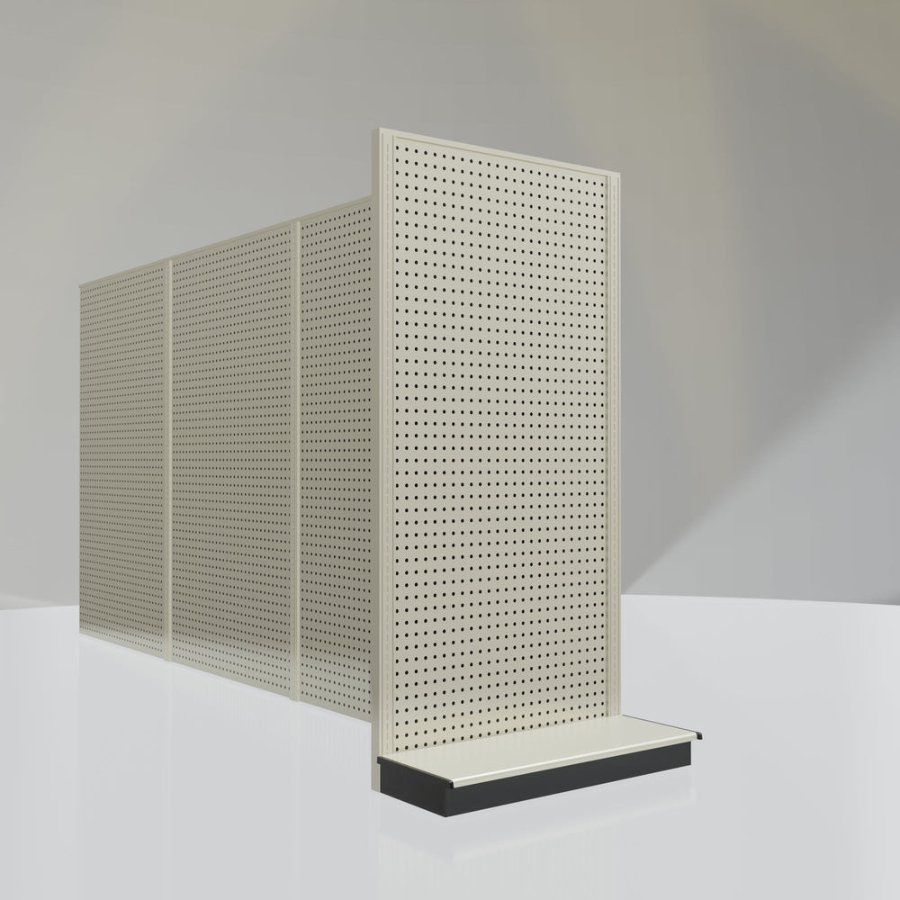 Lozier Gondola Shelving End Cap platinum 36W 72H 13D