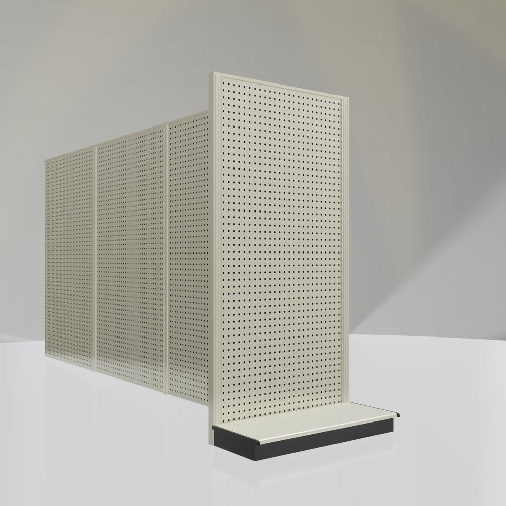 Lozier Shelving End Cap Unit, Platinum 36W 72H 16D