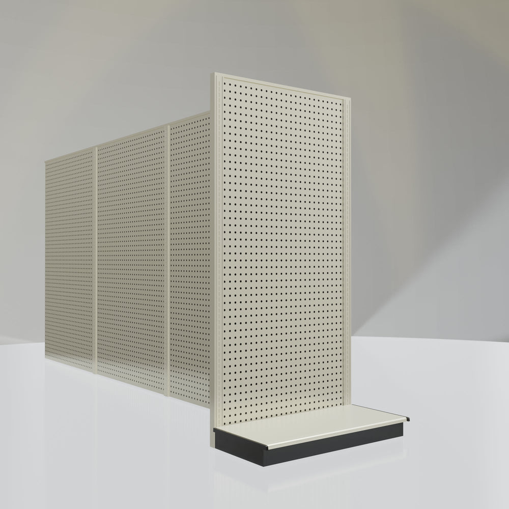 Lozier Shelving End Cap Unit, Platinum 36W 72H 19D