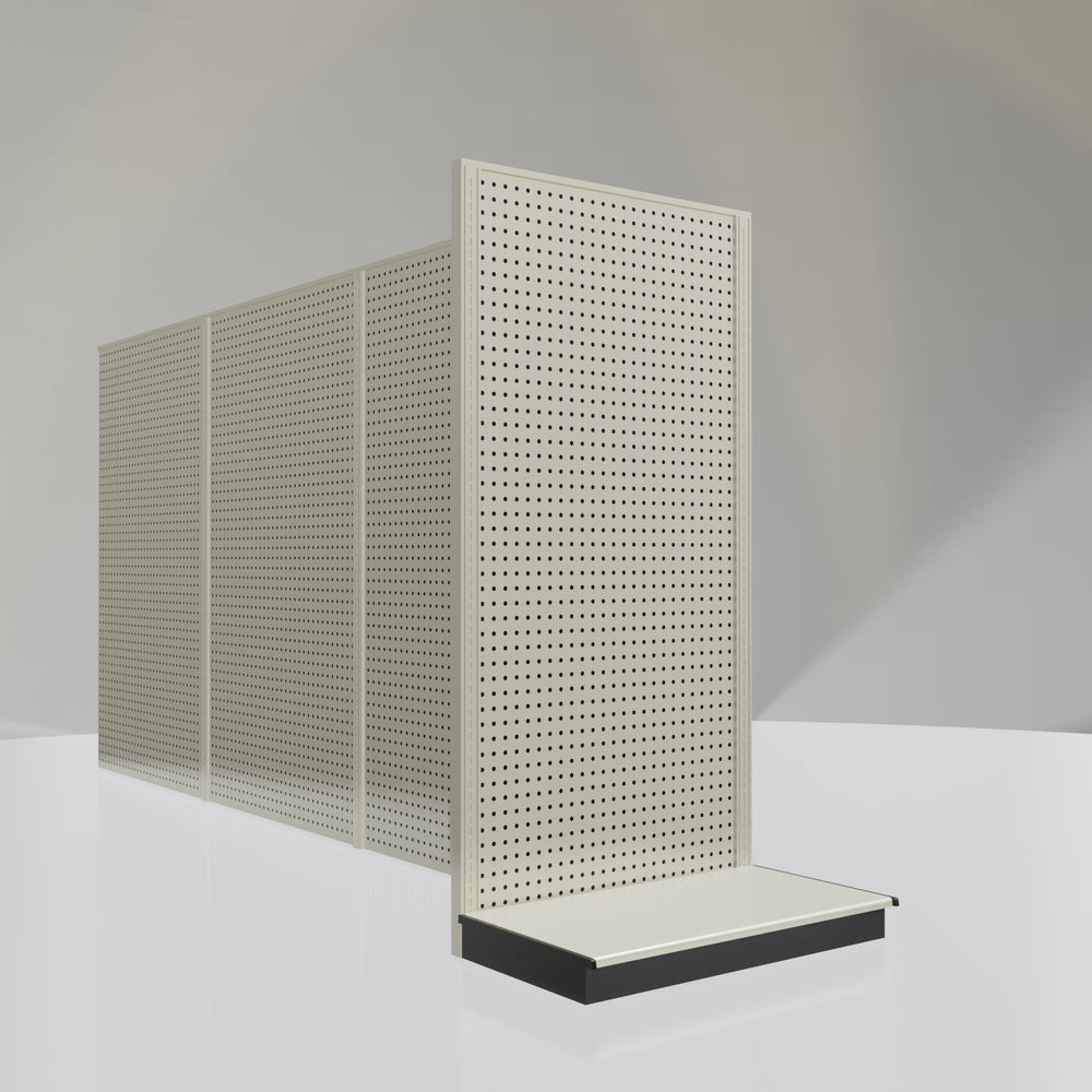 Lozier Shelving End Cap Unit, Platinum 36W 72H 22D