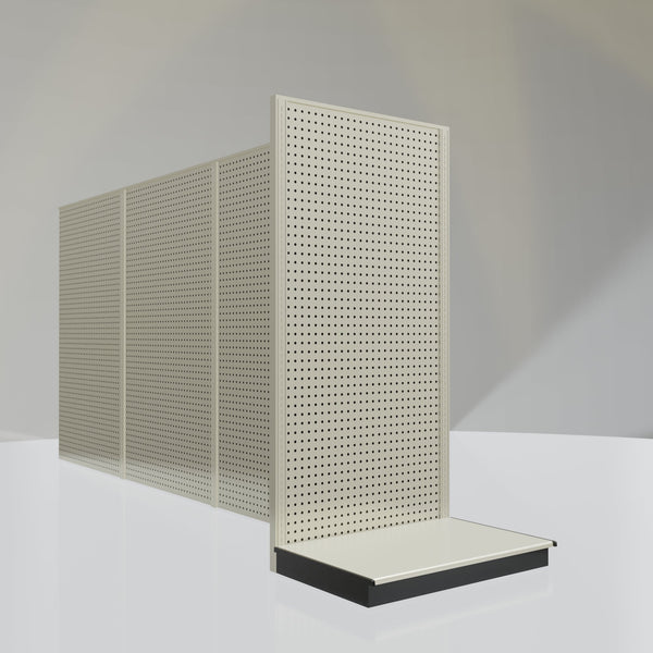 Lozier Gondola Shelving End Cap platinum 36W 72H 25D