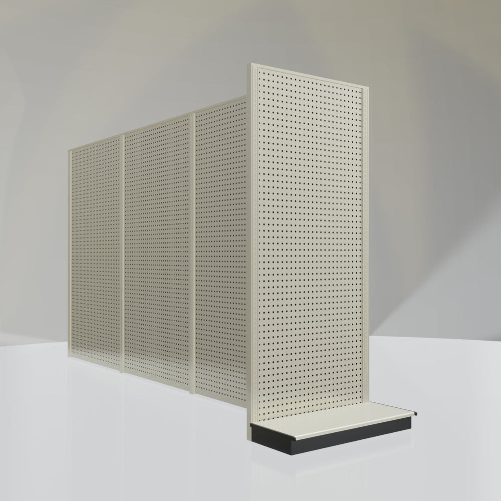 Lozier Shelving End Cap Unit, Platinum 36W 84H 16D