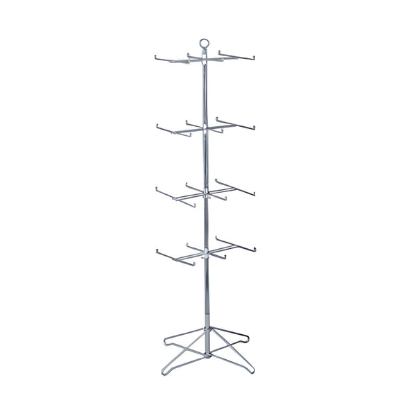 4-Tier Spinning Floor Rack