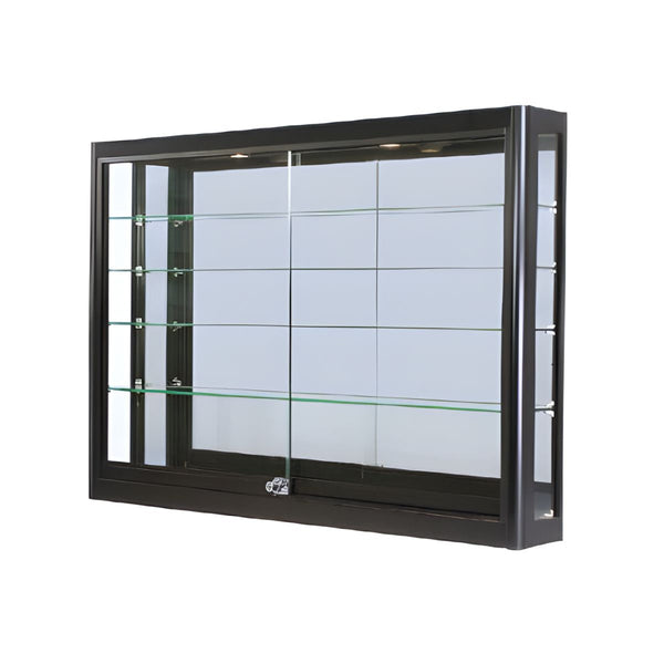 60″ BLACK ALUMINUM WALL MOUNTED CASE