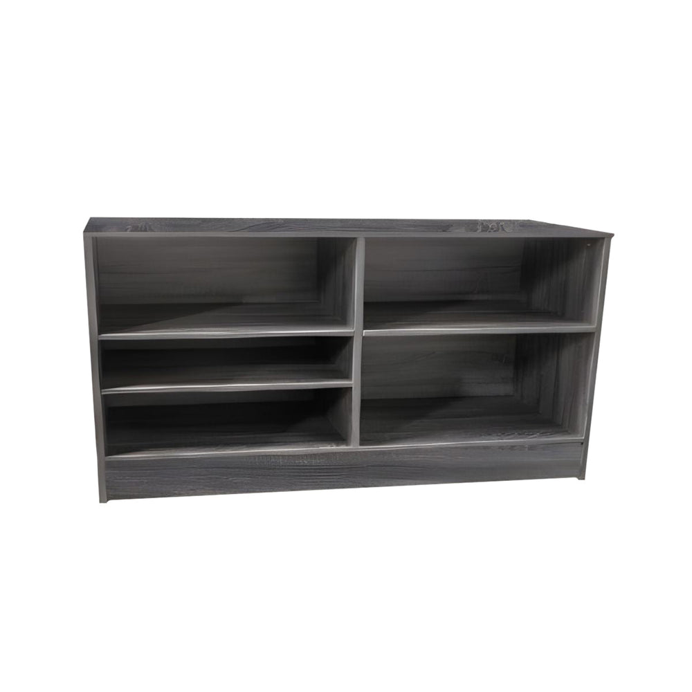 6′ WRAP COUNTER RUSTIC GRAY 72” L x 18” D x 38” H