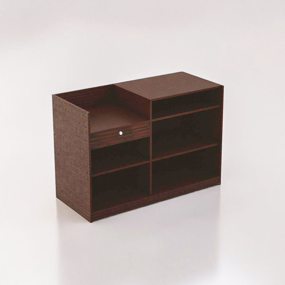 CASH WRAY REGISTER COUNTER CHERRY 48"L x 18"W x 38"H