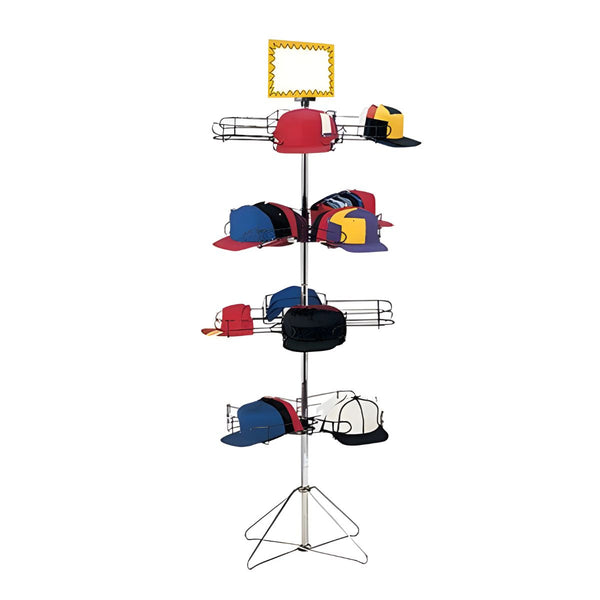 4-Tier Cap Display