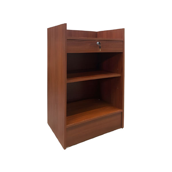 CASH REGISTER STAND CHERRY 24"L x 18"W x 38"H