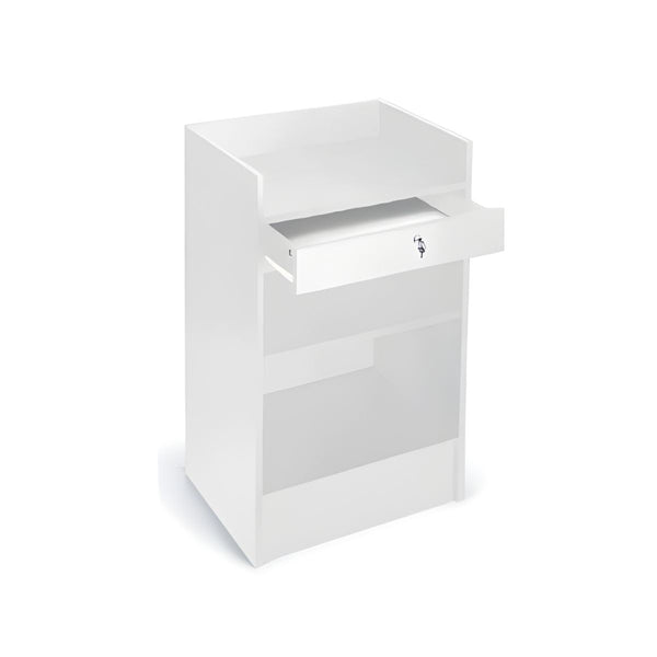 CASH REGISTER STAND WHITE 24"(L) x 18"(W) x 38"(H)