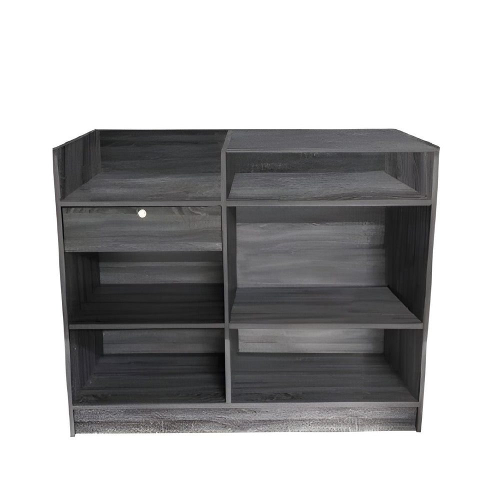 CASH WRAY REGISTER COUNTER RUSTIC GRAY 48"L x 18"W x 38"H