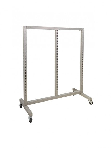TRIPLE DISPLAYER WITH CASTERS