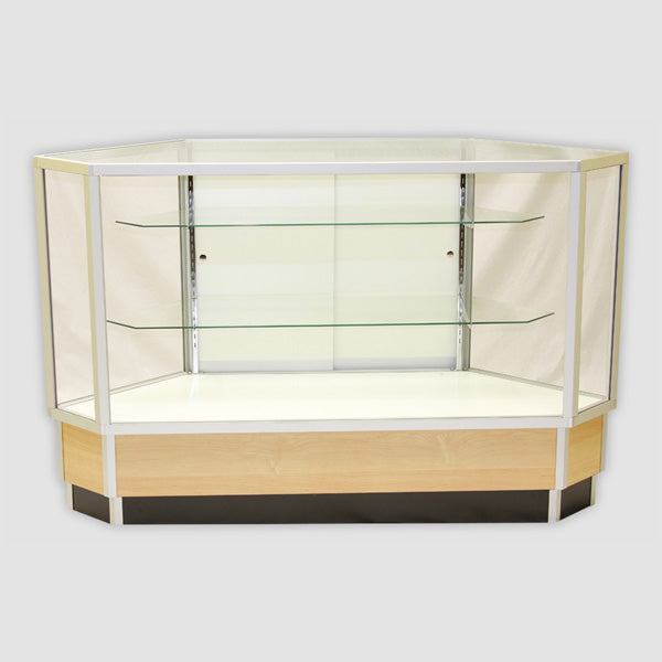 Full Vision Corner Case 42" Square x 38" H