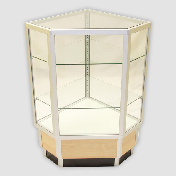 Full Vision Corner Case 20" Square x 38" H