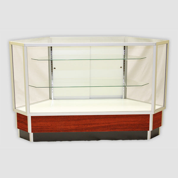 Full Vision Corner Case 42" Square x 38" H