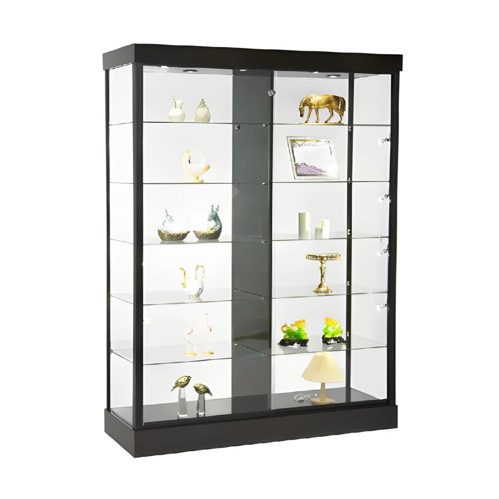 GLASS TROPHY CASE 60"L x 19"D x 80"H