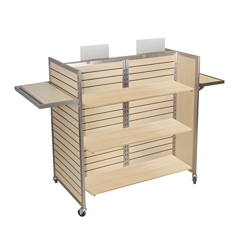 Gondola Slatwall 3-Panel Merchandiser